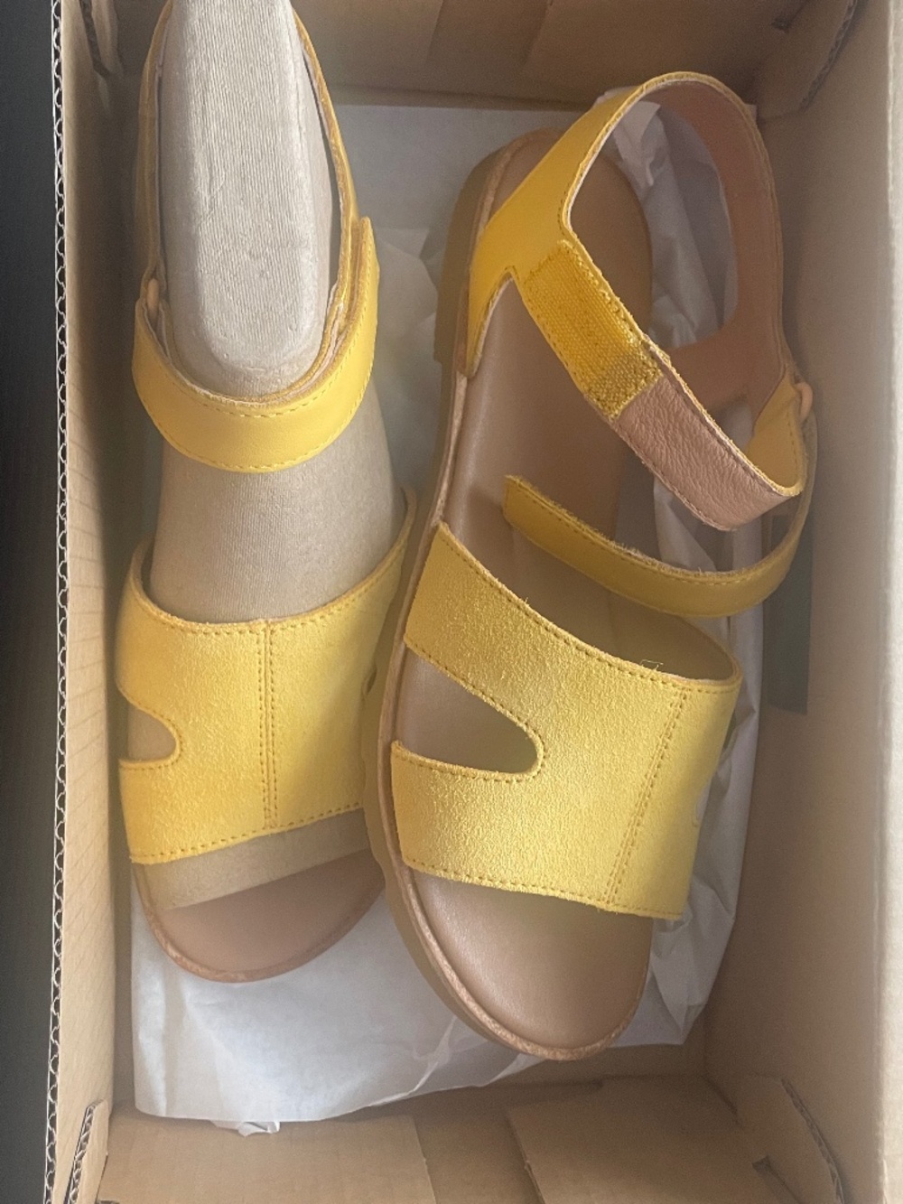 Sorel Yellow Sandals